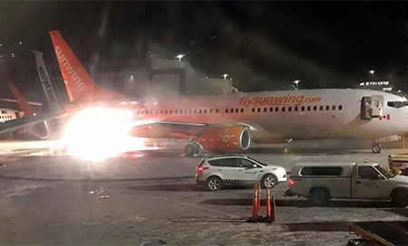 Dos aviones colisionan en el aeropuerto de Toronto
